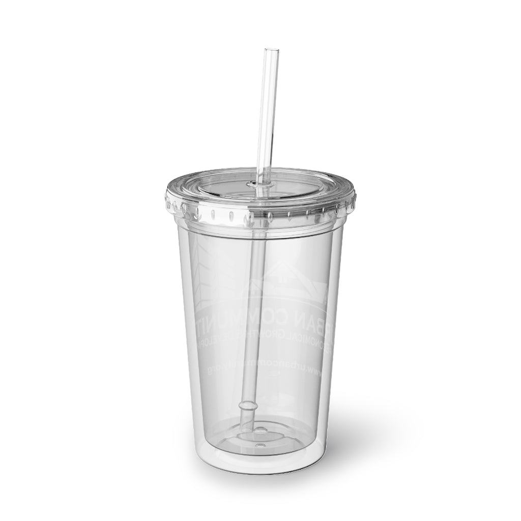 Our Signature Suave Acrylic Cup with straw