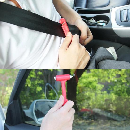 2 in 1 Car Emergency Safety Escape Belt Cutter Tool